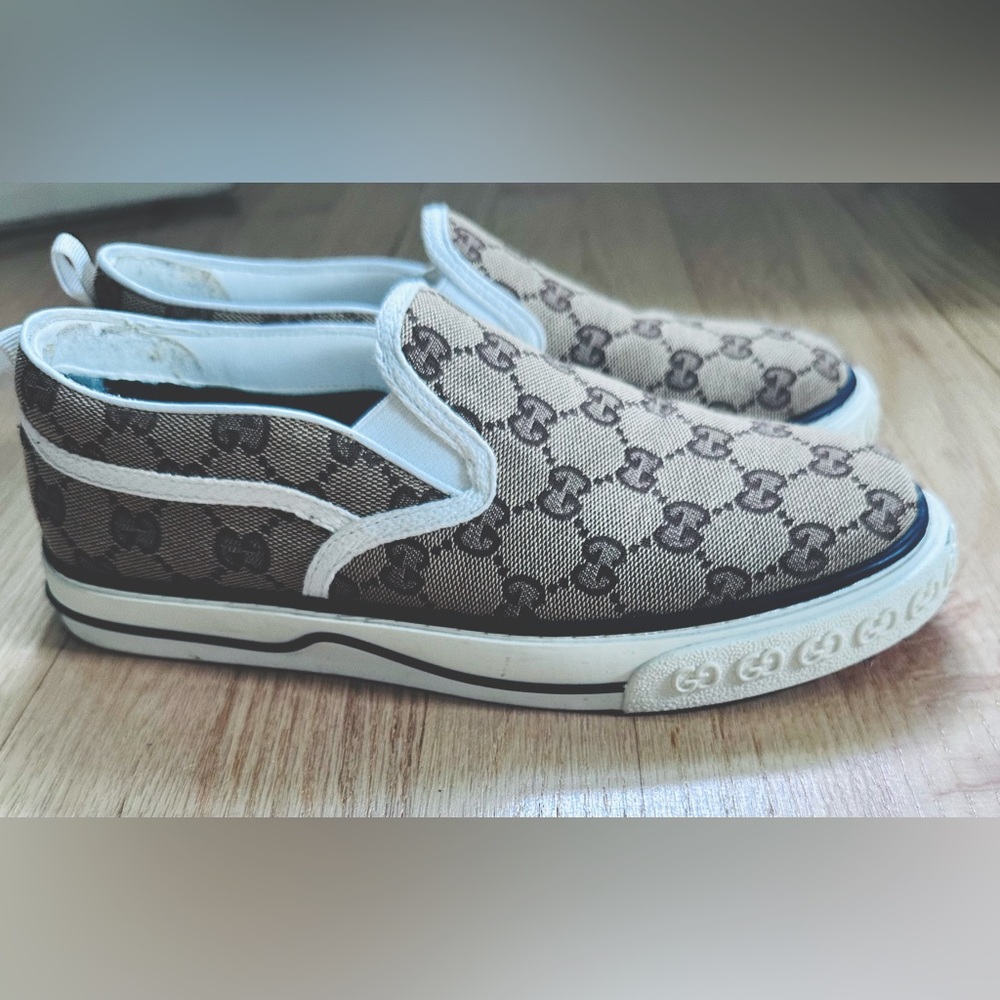 Double G Monogram Slip-On Sneakers